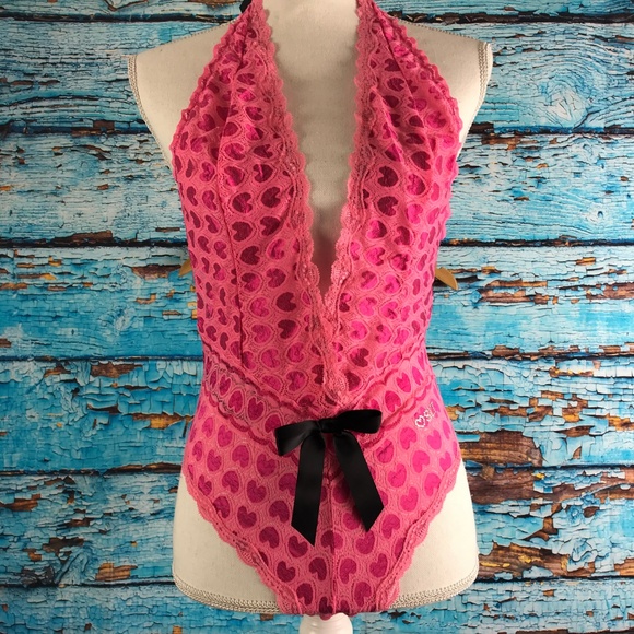 Victoria's Secret Other - Victoria's Secret Little Sexy Thing Pink Teddy M